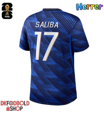 Frankrig William Saliba #17 Hjemmebanetrøje VM 2026 Kort ærmer
